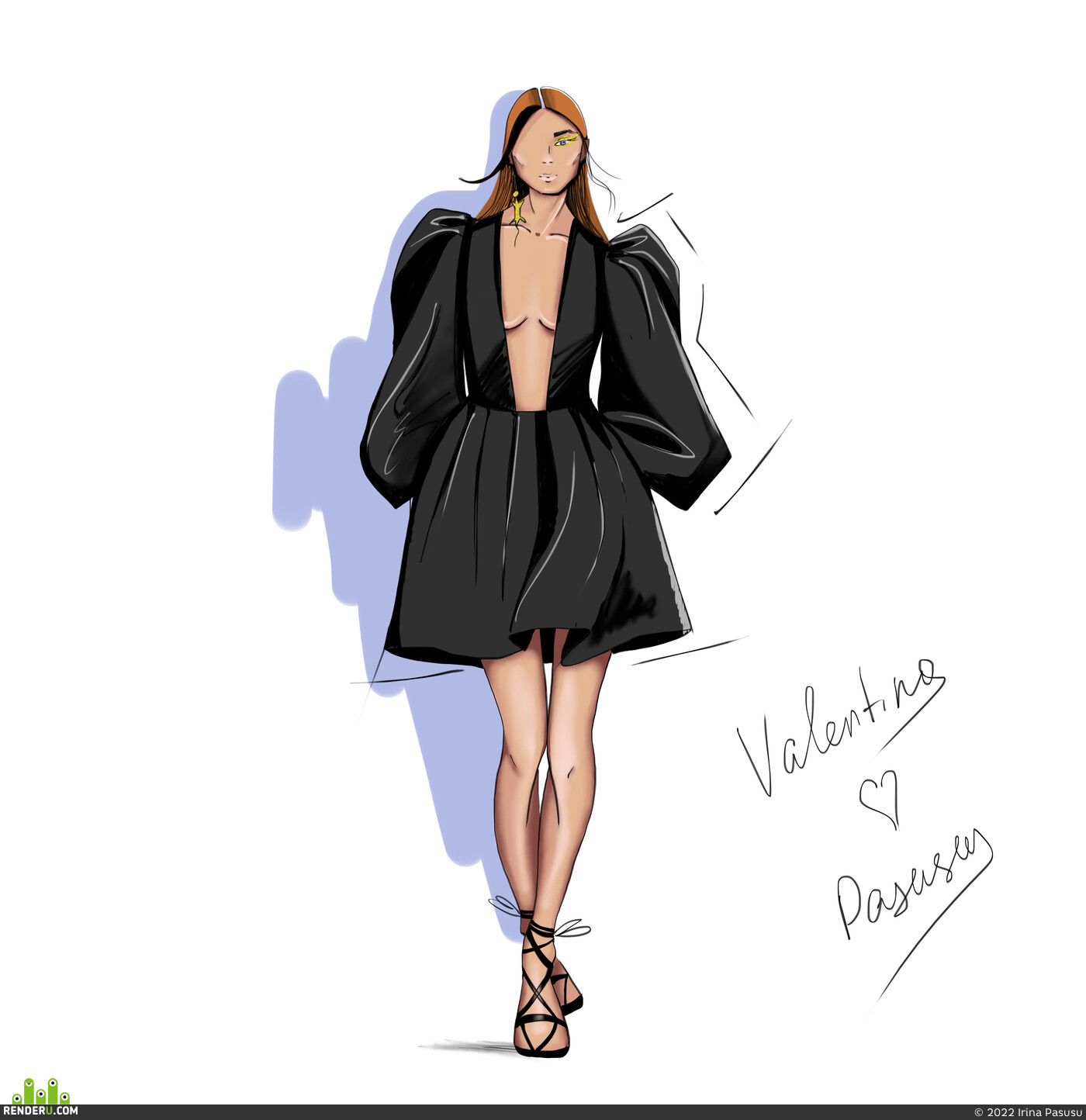 Irina Pasusu. Fashion-model