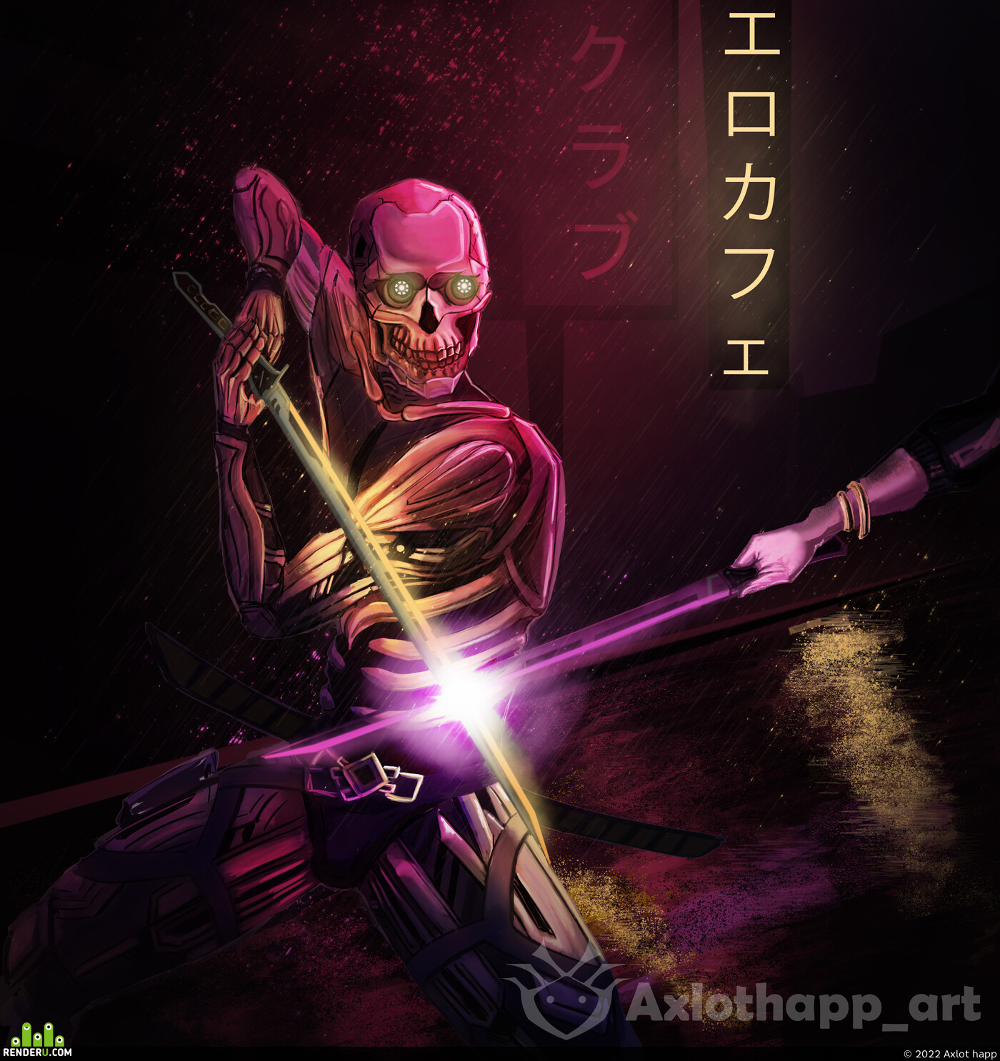 Axlot happ. Battle