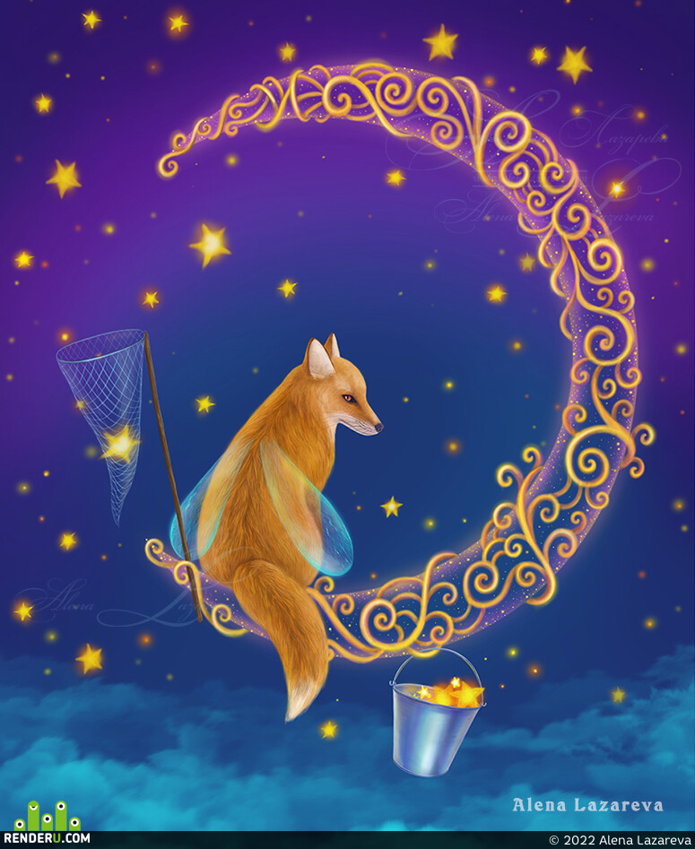 Alena Lazareva. Moon fox