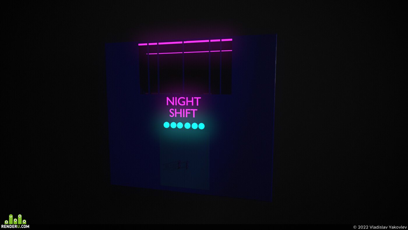 Vladislav Yakovlev. Neon house