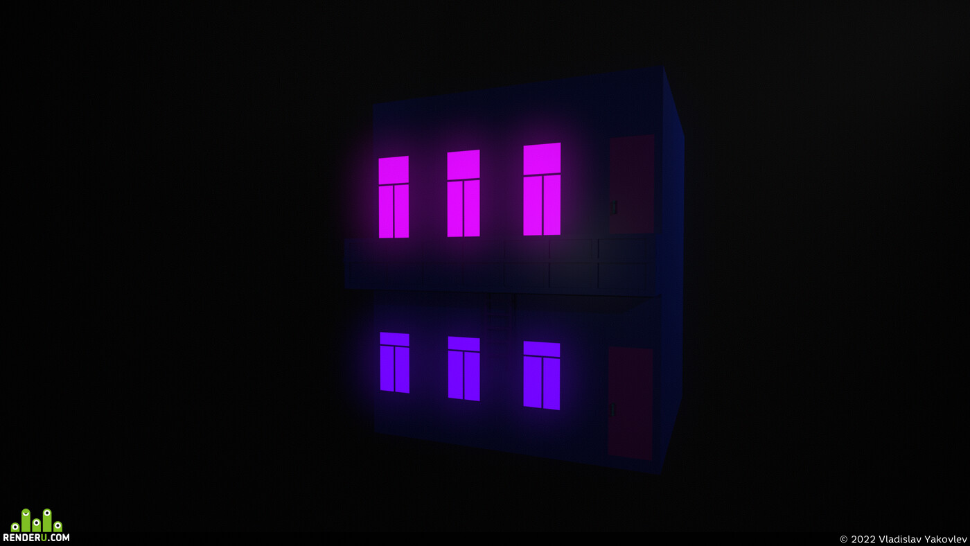 Vladislav Yakovlev. neon house