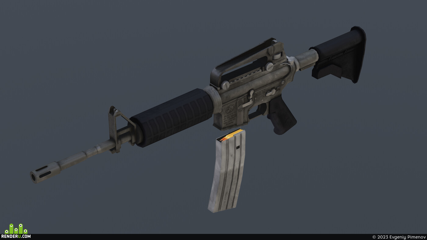 Evgeniy Pimenov (Eugeniy Pimenov). work weapons for mobile zombie first person shooter
