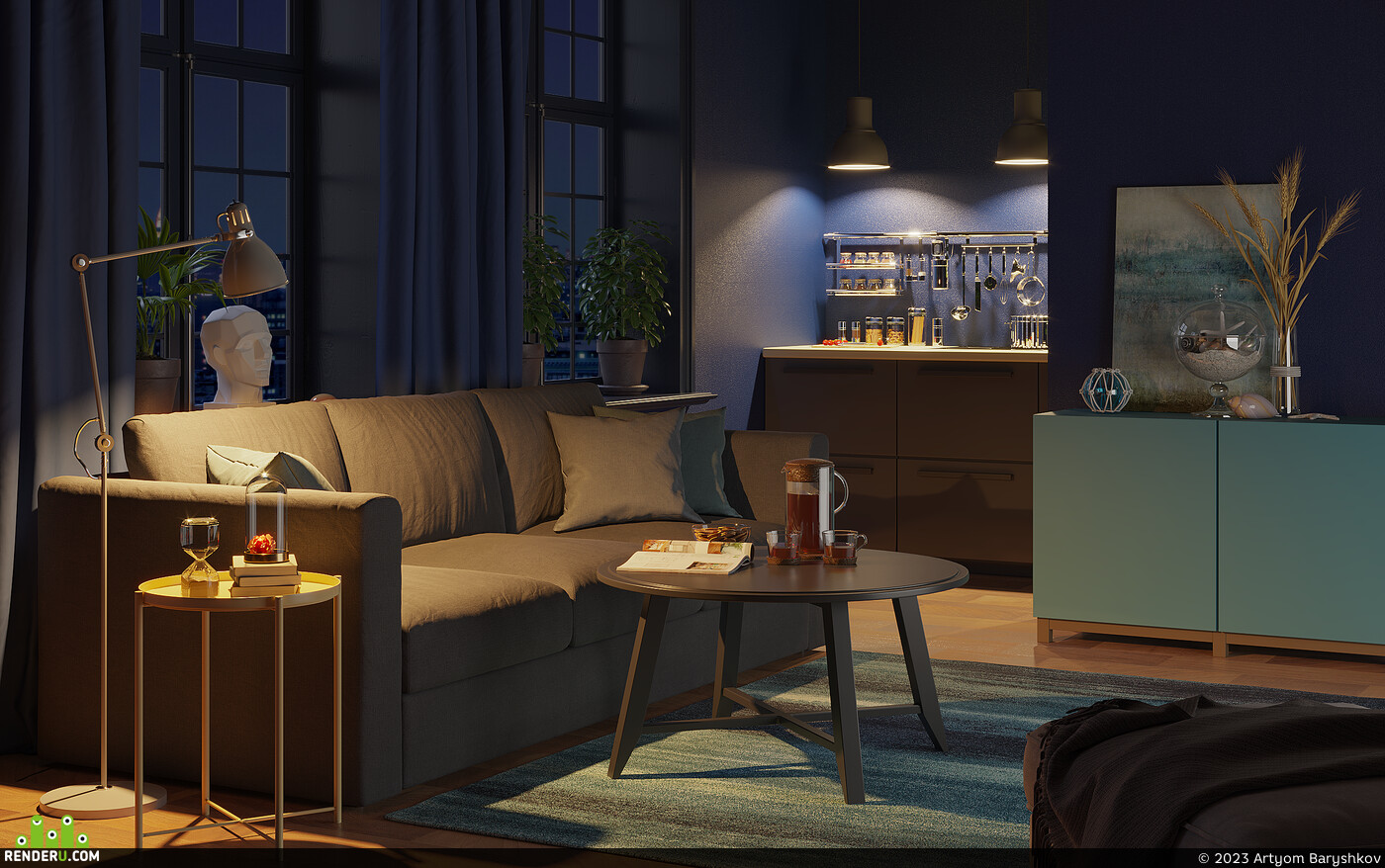 Artyom Baryshkov. Night IKEA