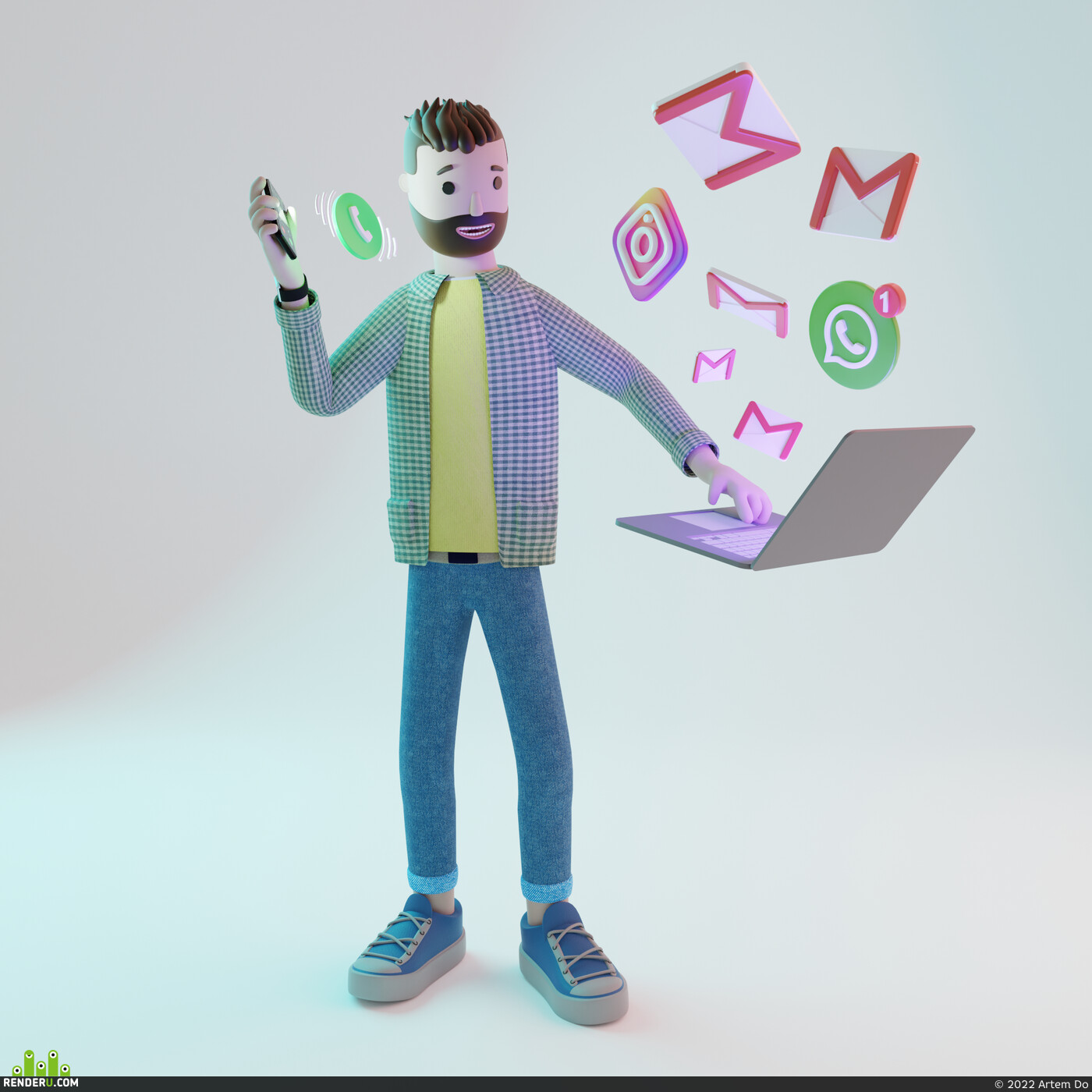 Artem Do. Commercial character