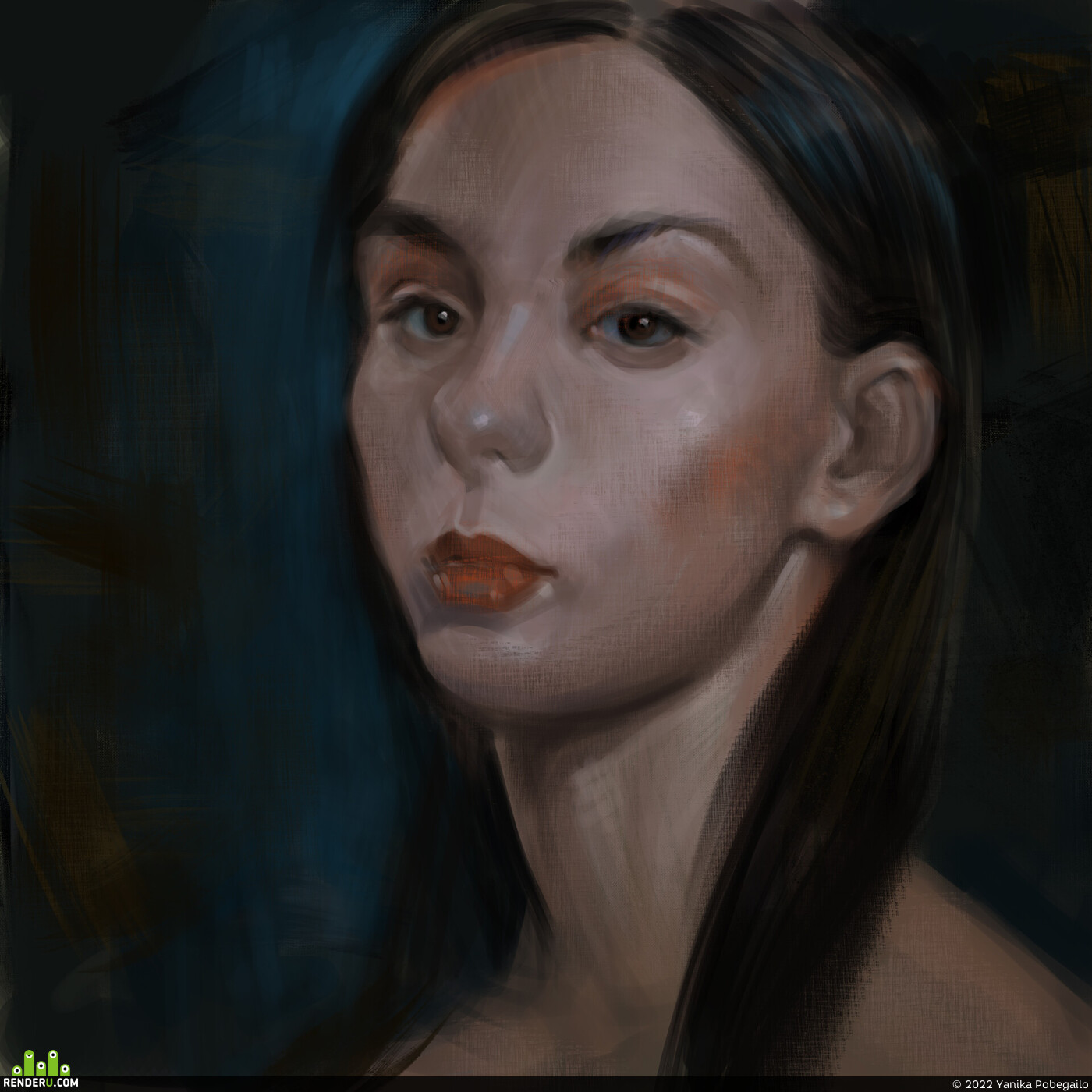 Yanika Pobegailo. Speedpaint