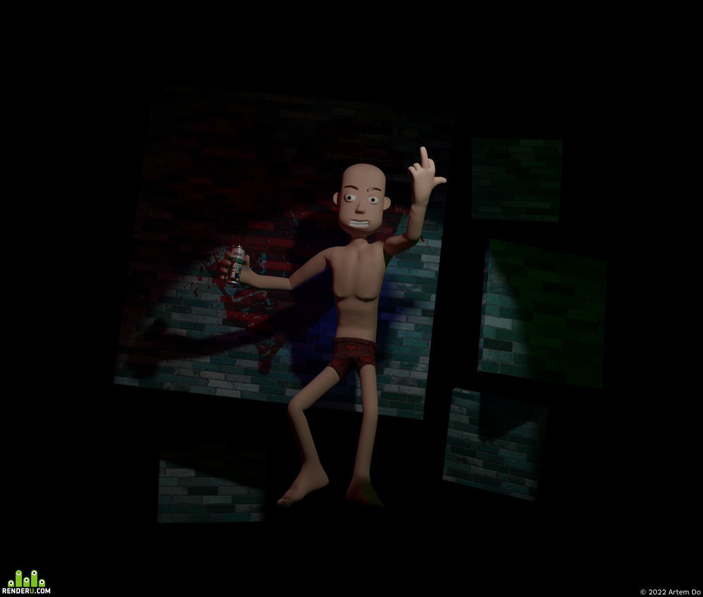 Artem Do. Naked man