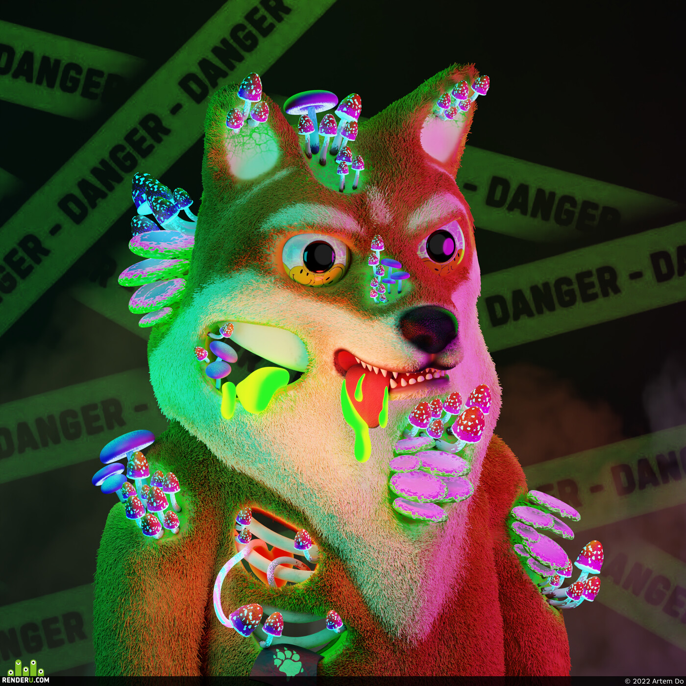 Artem Do. Shiba-inu NFT-dog
