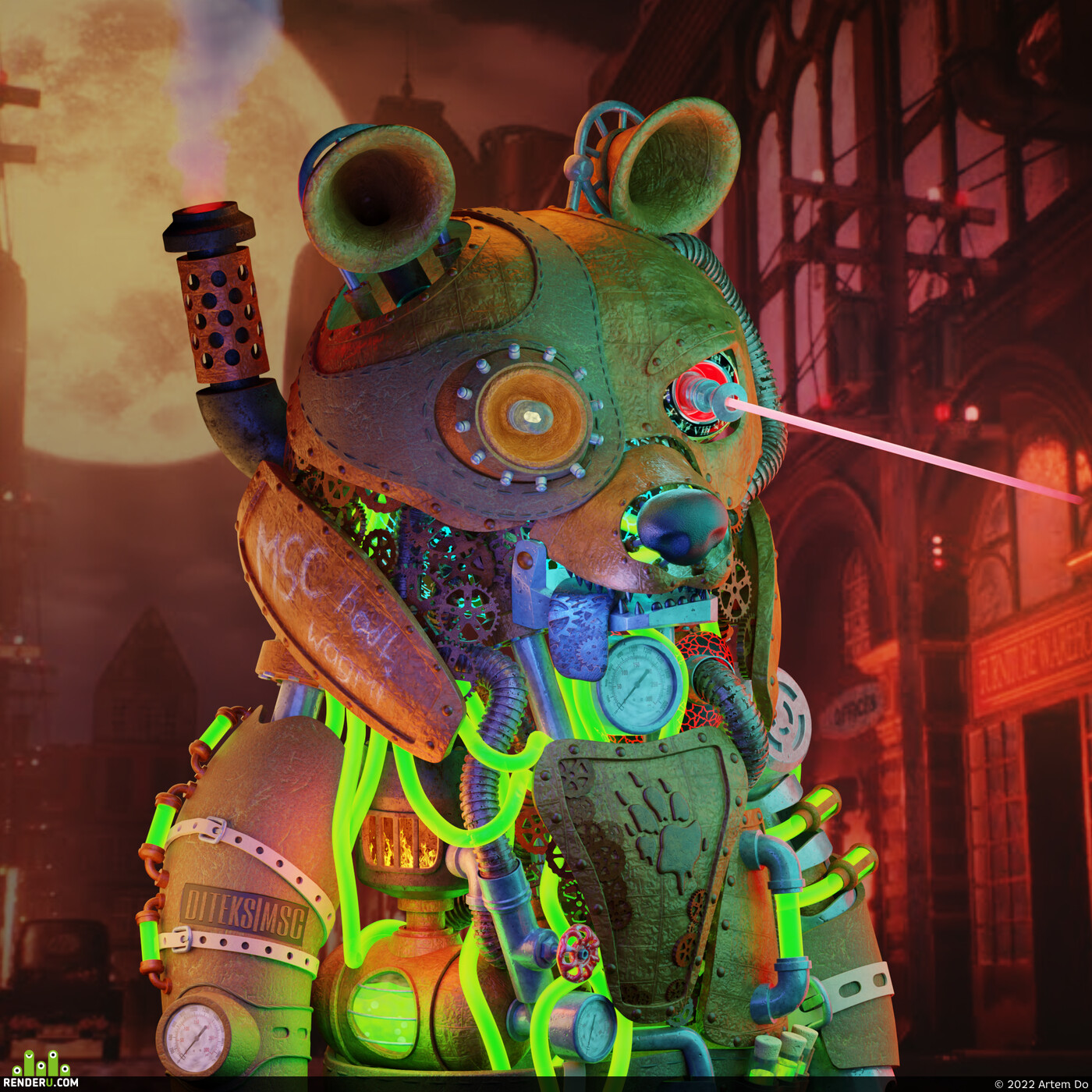 Artem Do. NFT SHI-BA steampunk