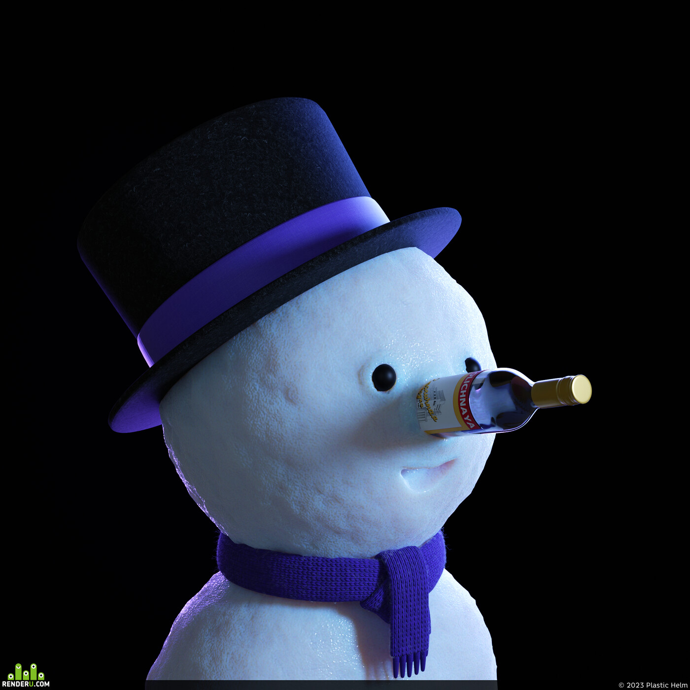 Plastic Helm. The Snowman