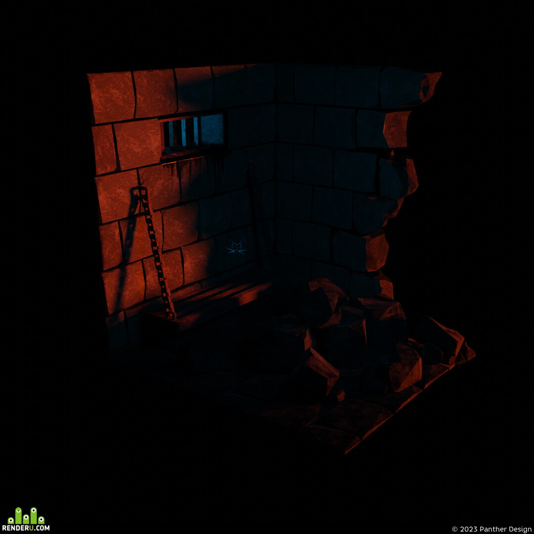 Panther Design. Room in 3D | Blender