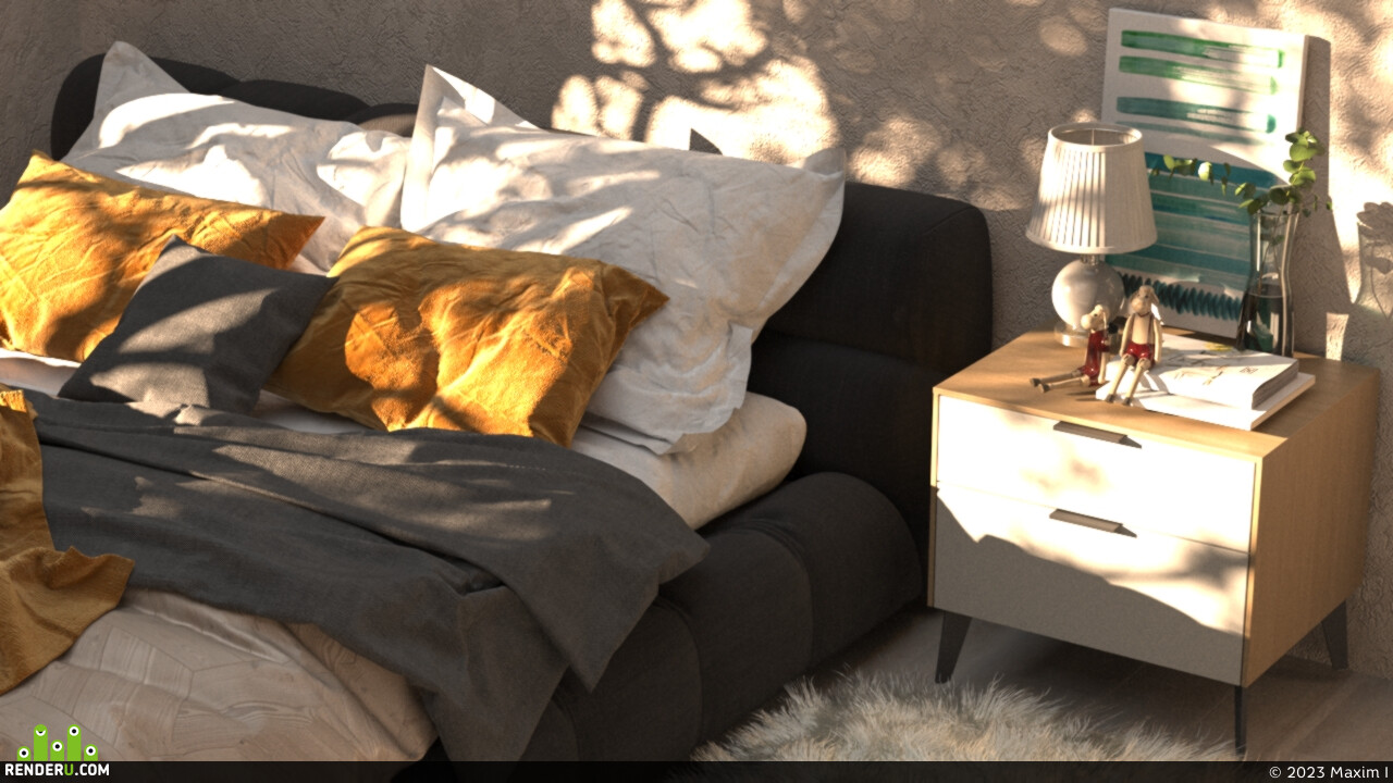 Maxim I. Bedroom visualisation