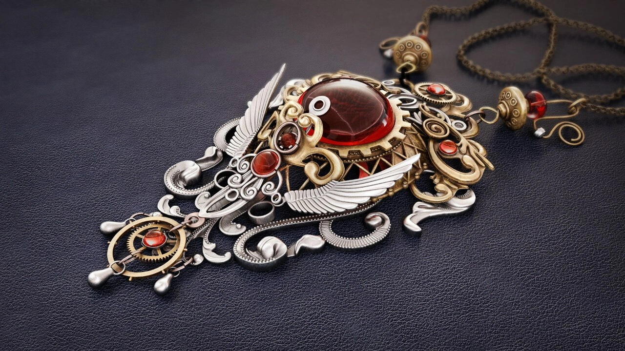 Igor Sinitsa. steampunk necklace