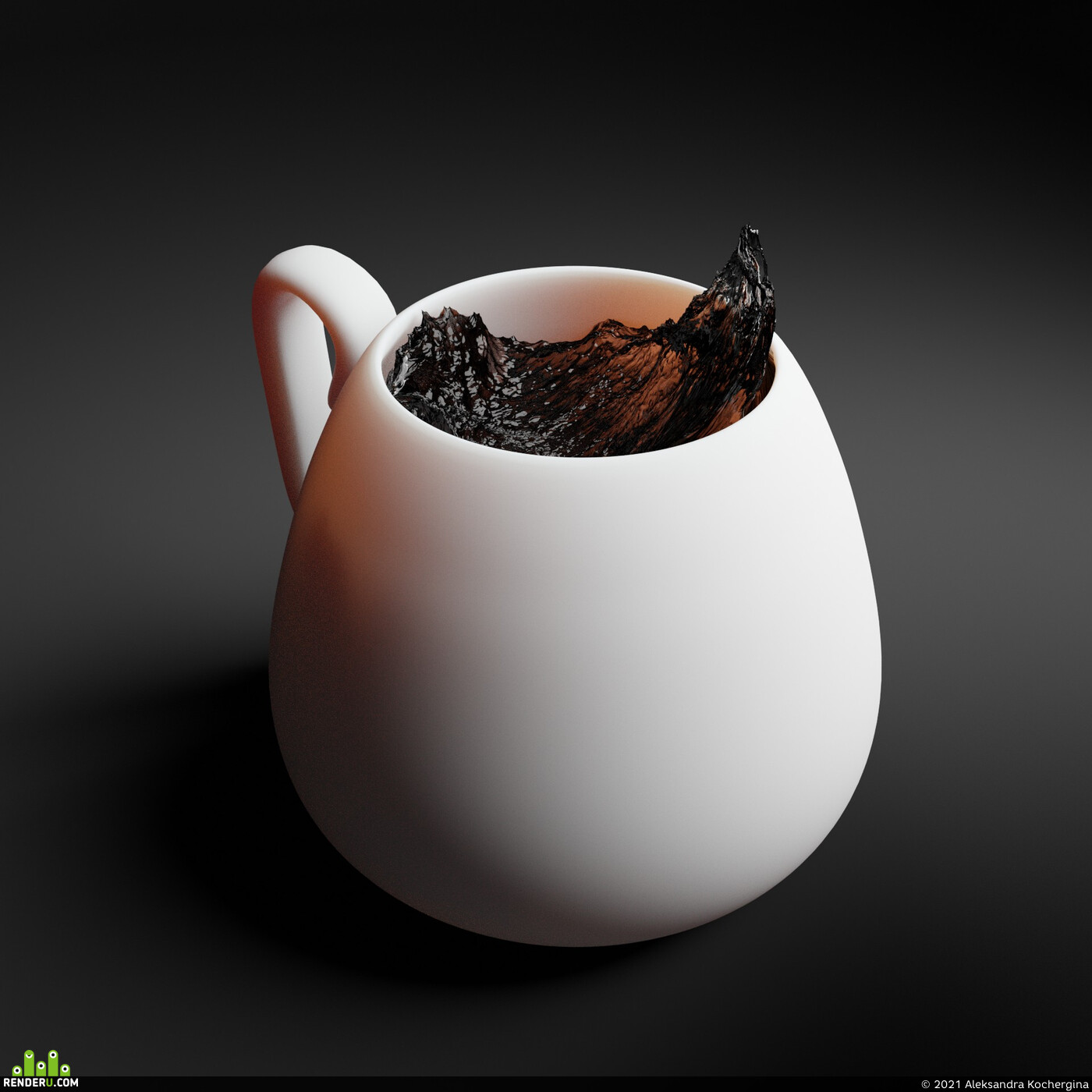 Aleksandra Kochergina. Cup of sea