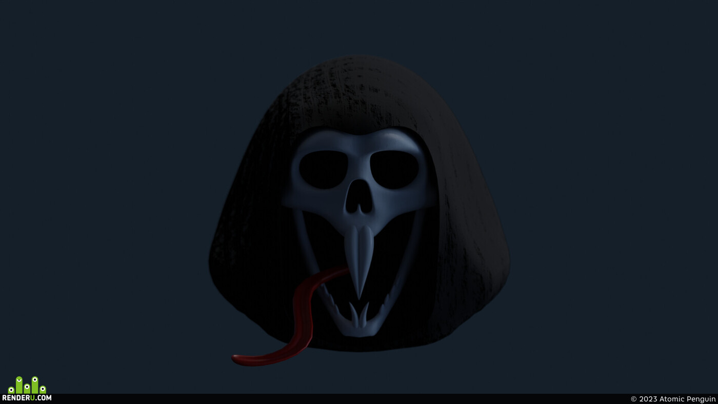 Atomic Penguin. Skull of the Rat-Man