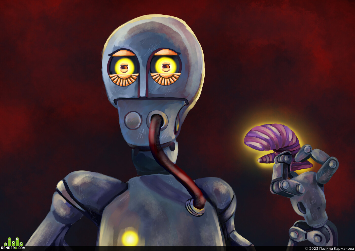Полина Карманова. Rafic [Atomic Heart fan art]
