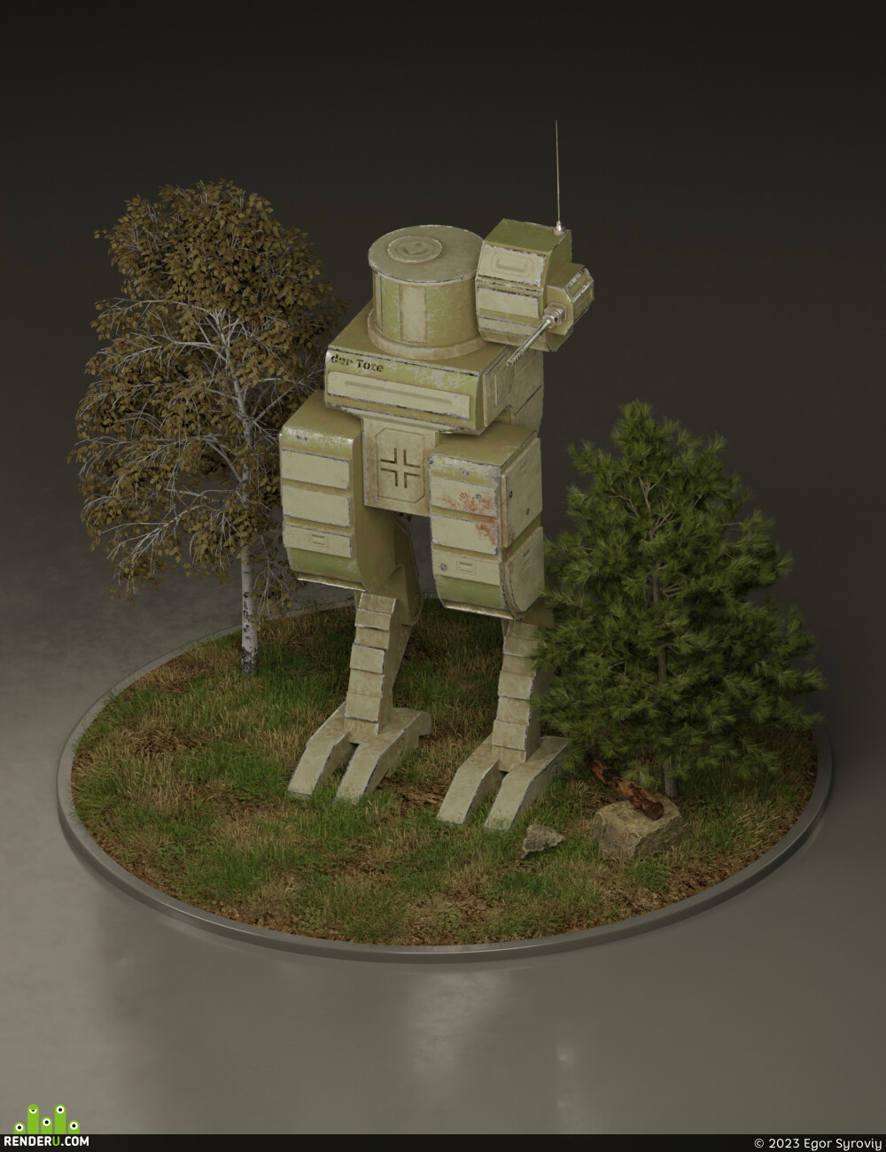 Egor Syroviy. Assault robot "Der Tote 1917"