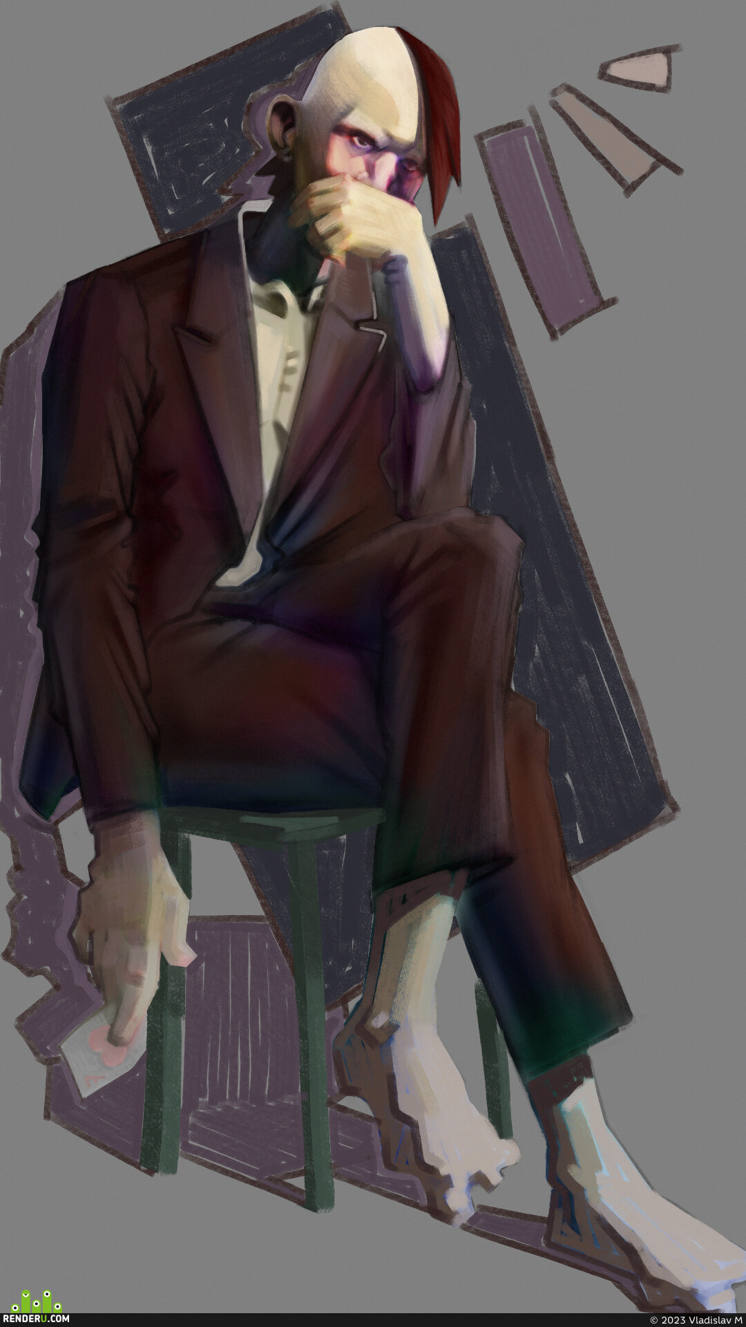 Vladislav M. Character design - Gambler