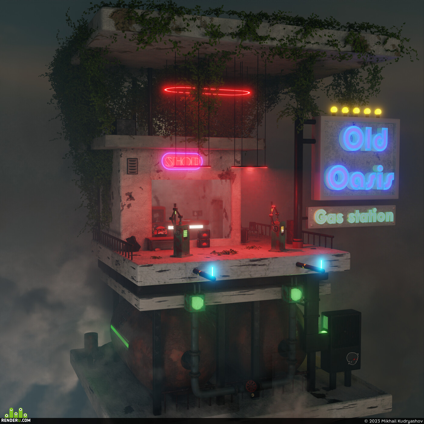 Mikhail Kudryashov. Gas station "Old Oasis"