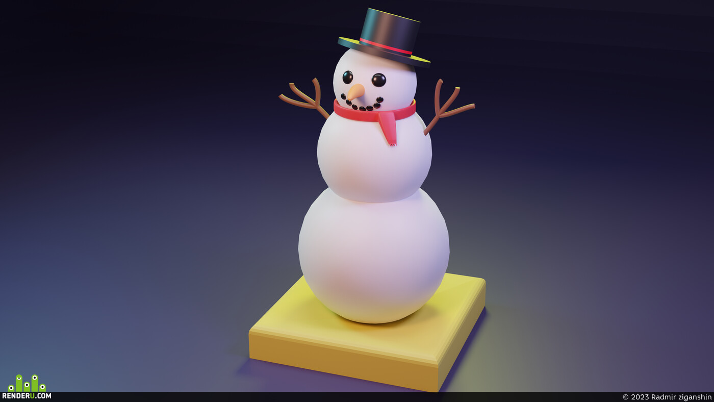 Radmir ziganshin. snowman