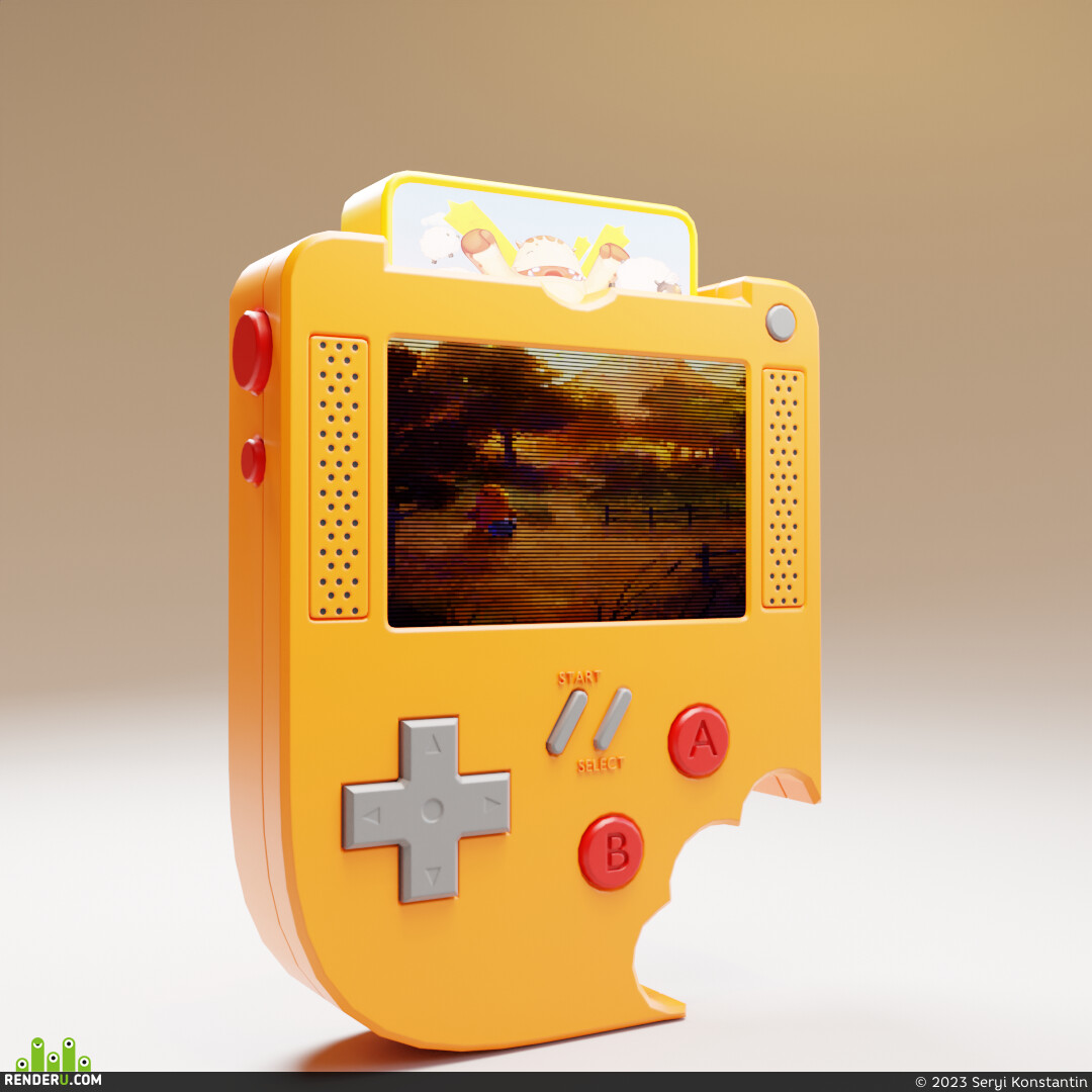 Seryi Konstantin. Oldschool Gameboy