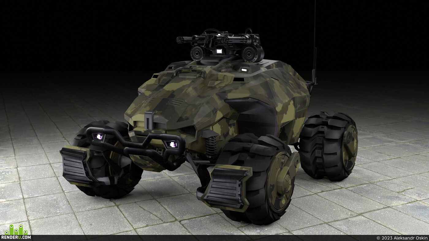 Aleksandr Oskin. Armored car