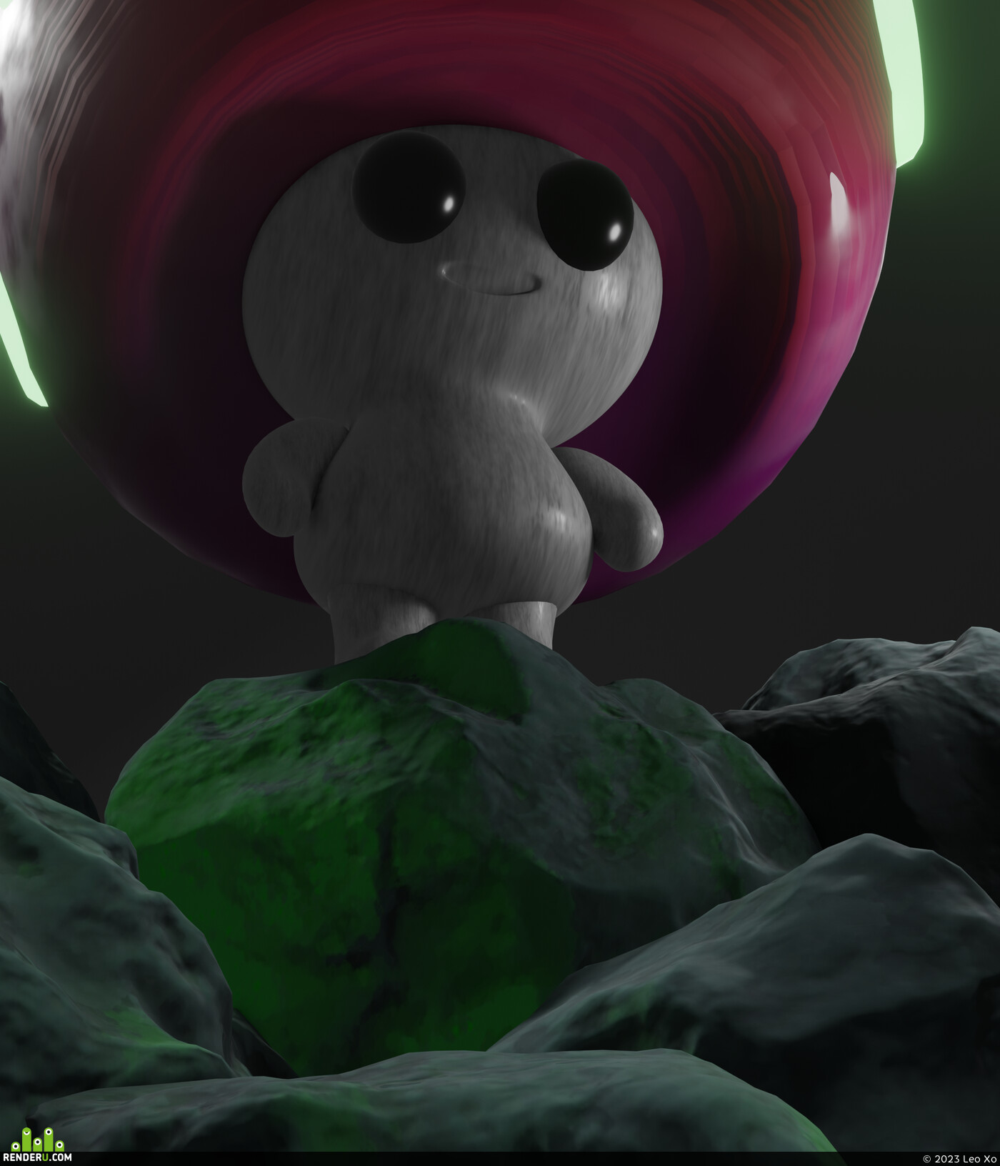 Leo Xo. Mini mushroom