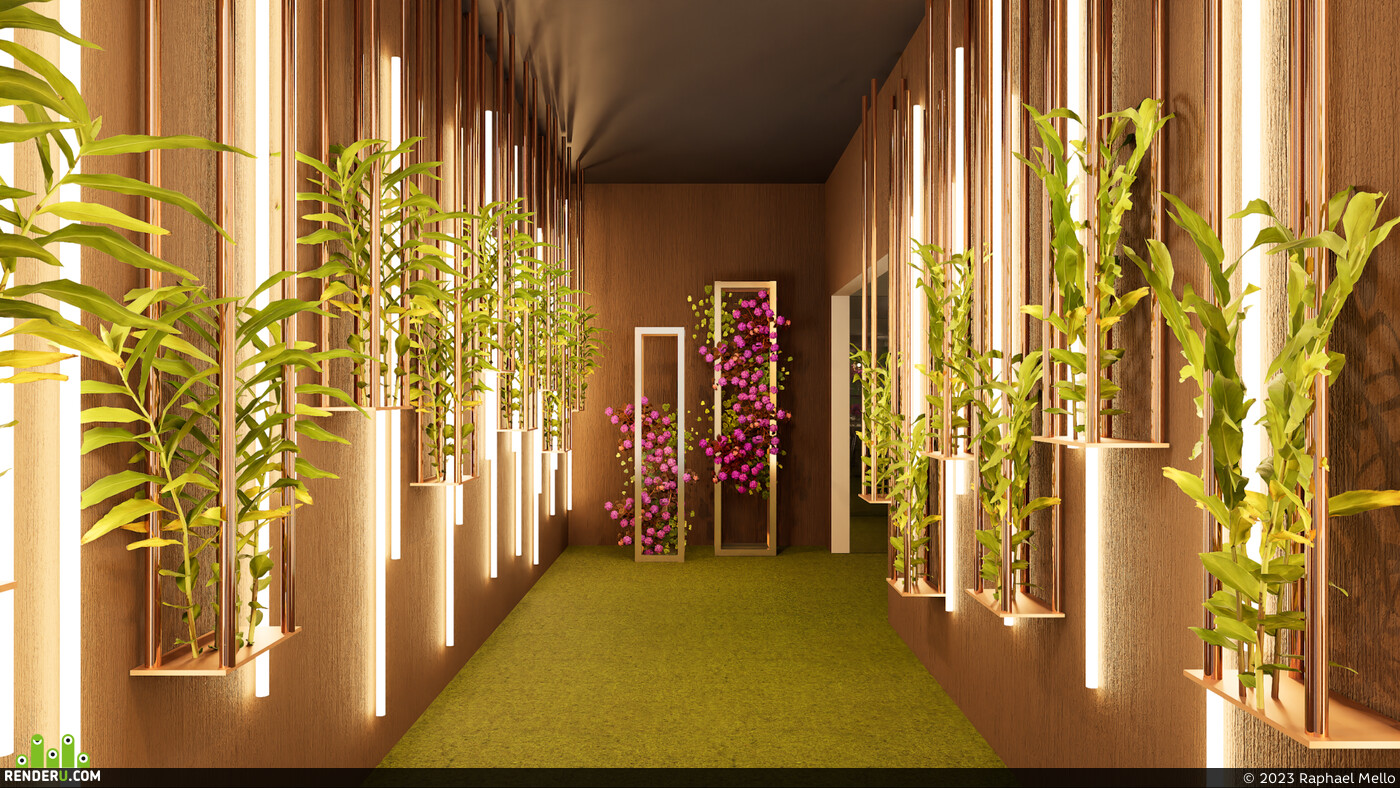 Raphael Mello. 3D wedding decoration