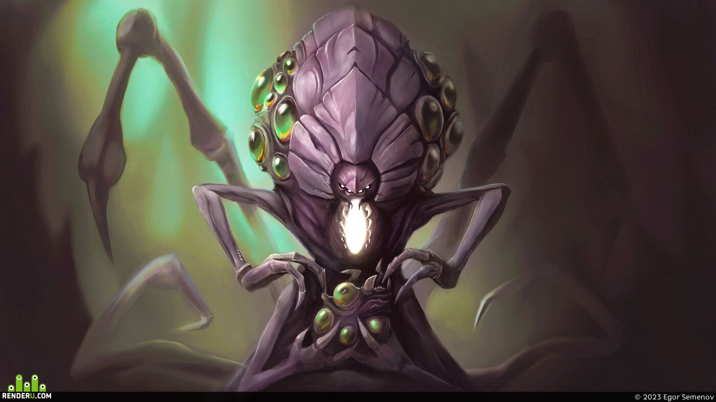 Egor Semenov. Abathur (Fan-art)
