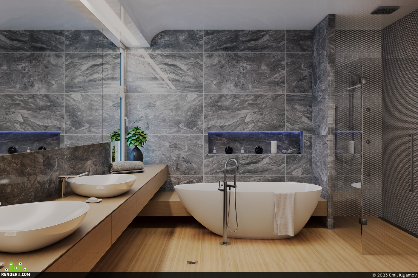 Emil Kiyamov. Bathroom