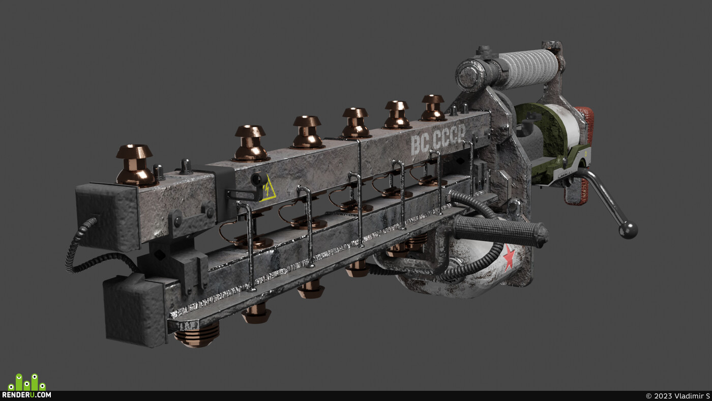 Vladimir S. Railgun from Atomic Heart