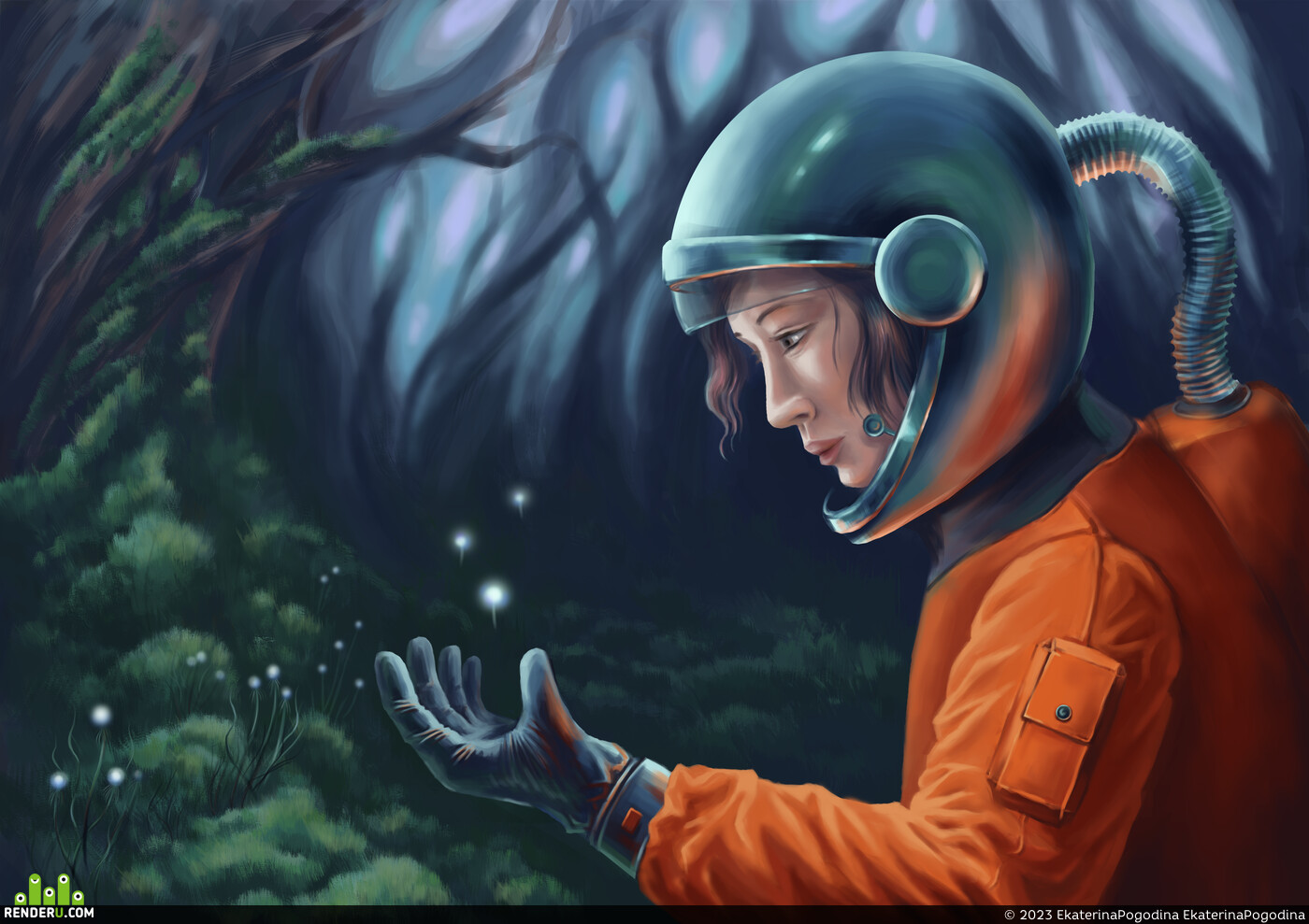 EkaterinaPogodina EkaterinaPogodina. Illustrations for the novel "Village" by Kir Bulychev
