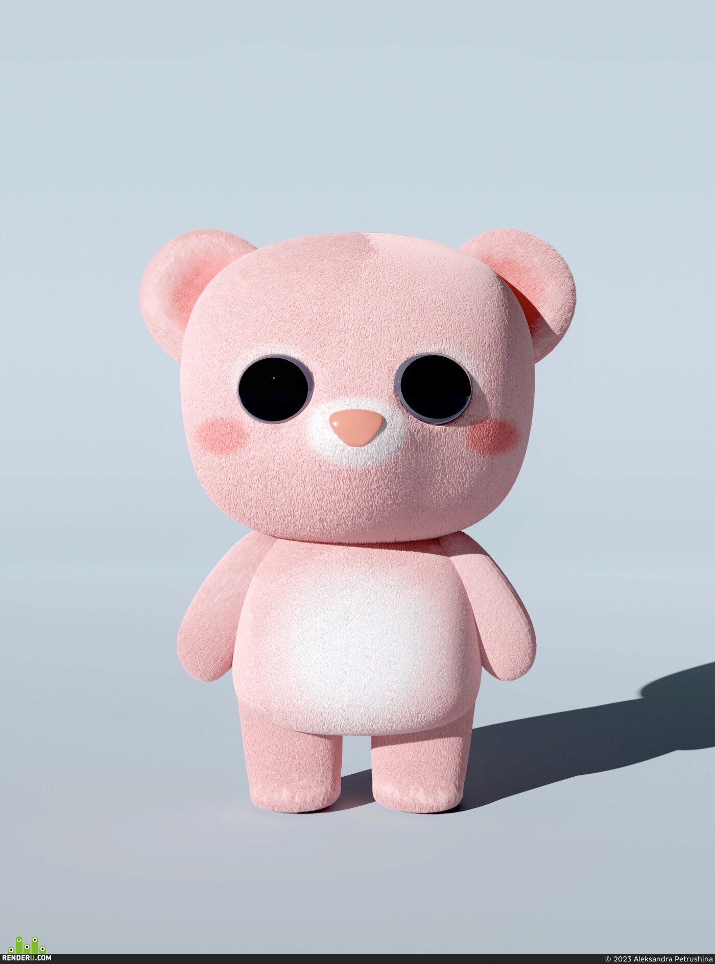 Aleksandra Petrushina. Fluffy bear
