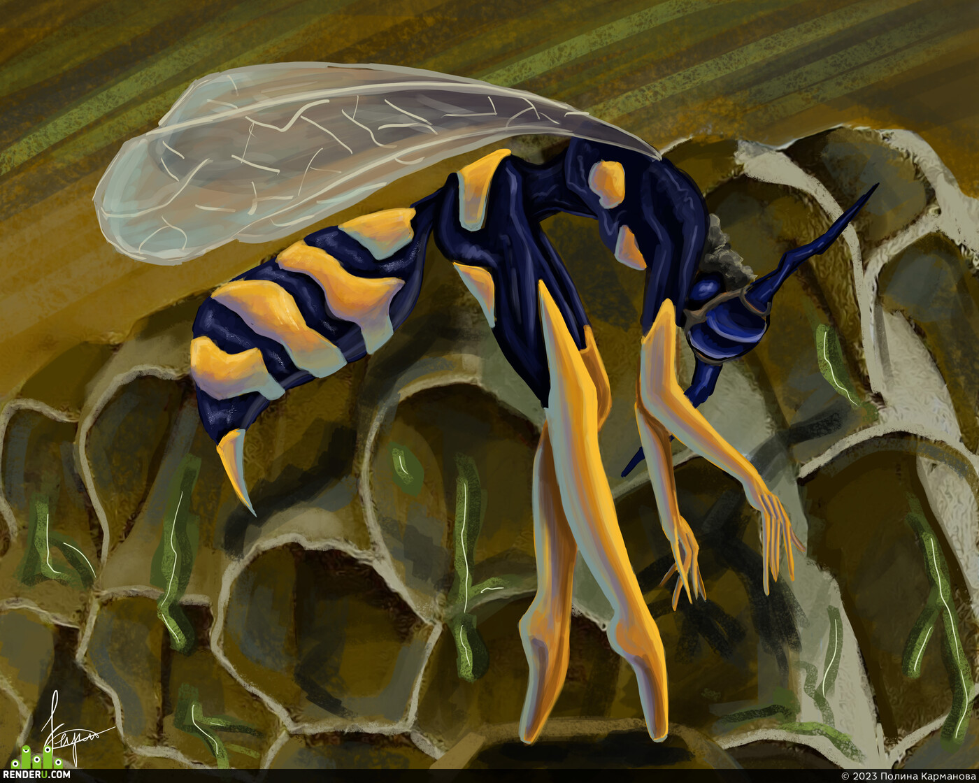 Полина Карманова. wasp