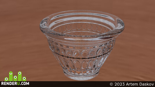 Artem Daskov. glass bottle