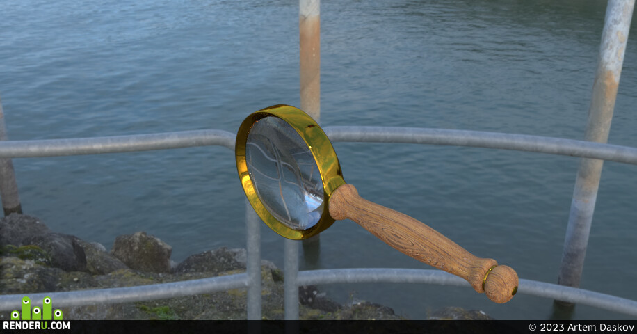 Artem Daskov. magnifying glass