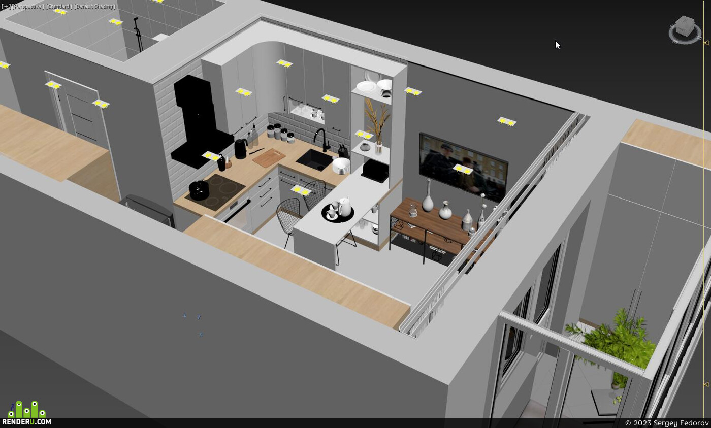 Sergey Fedorov. Interior for visualization