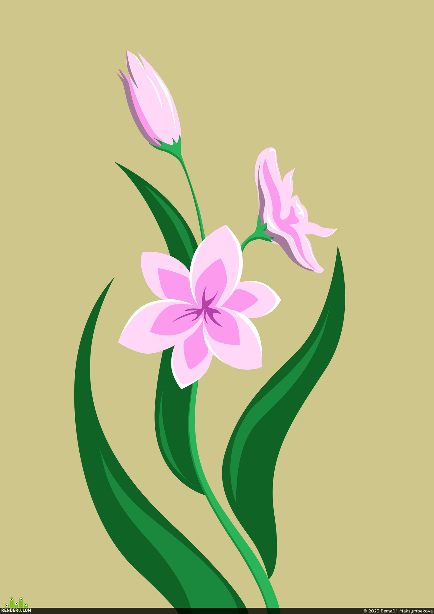 Bema01 Maksymbekova. цветы