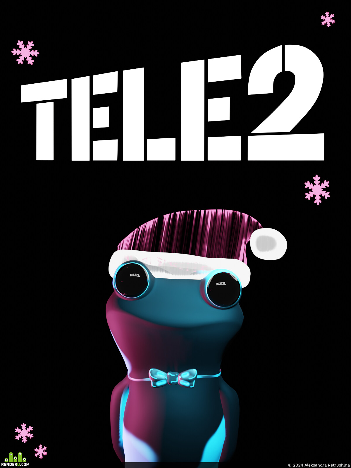Aleksandra Petrushina. tele2 maskot