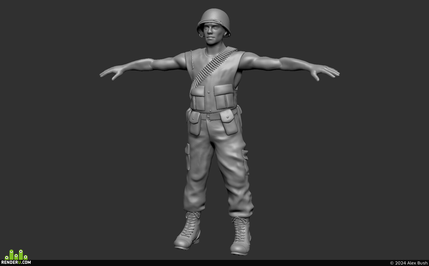 Alex Bush. Soldier