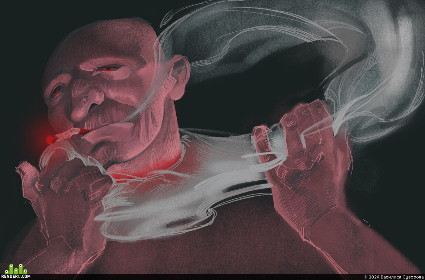 Василиса Суворова. Smoking man