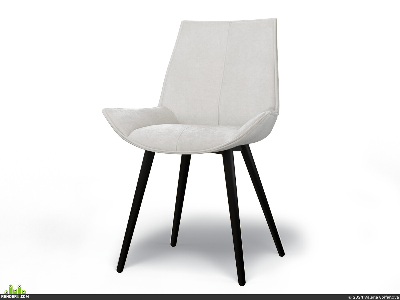 Valeria Epifanova. Modeling chairs for the company VERATORS