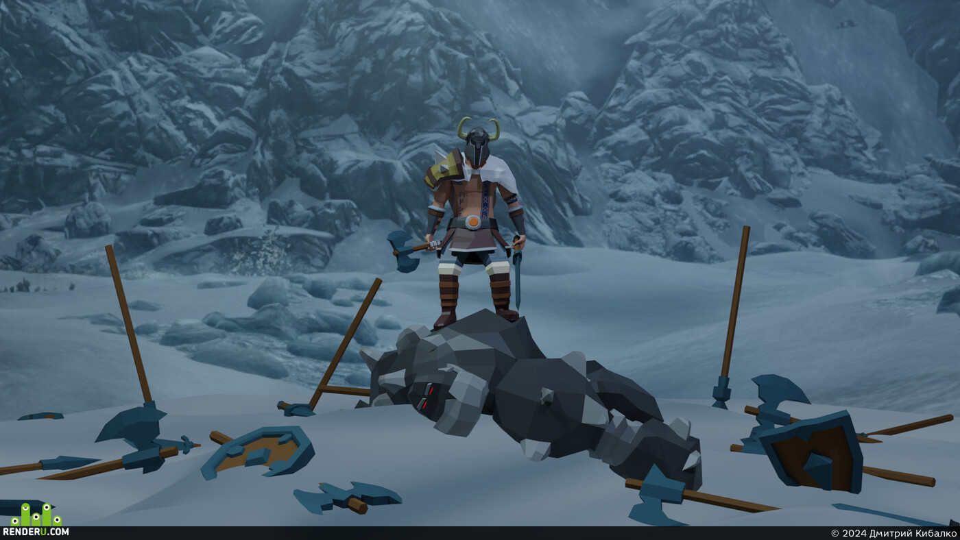 Дмитрий Кибалко. Viking and Golem
