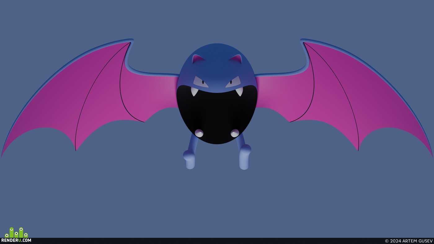 ARTEM GUSEV. Golbat (Pokemon)