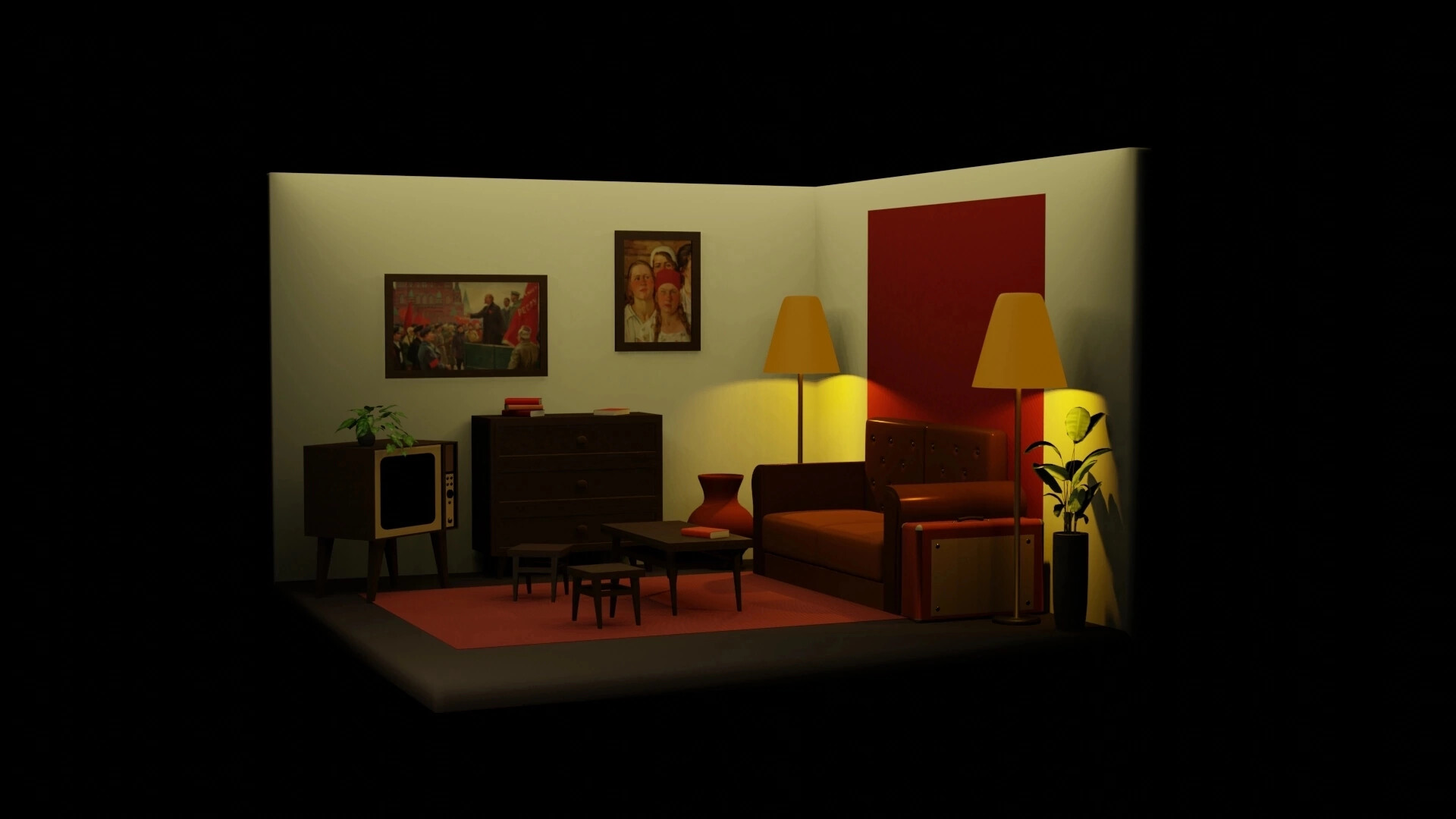 Nast Bast. Soviet room