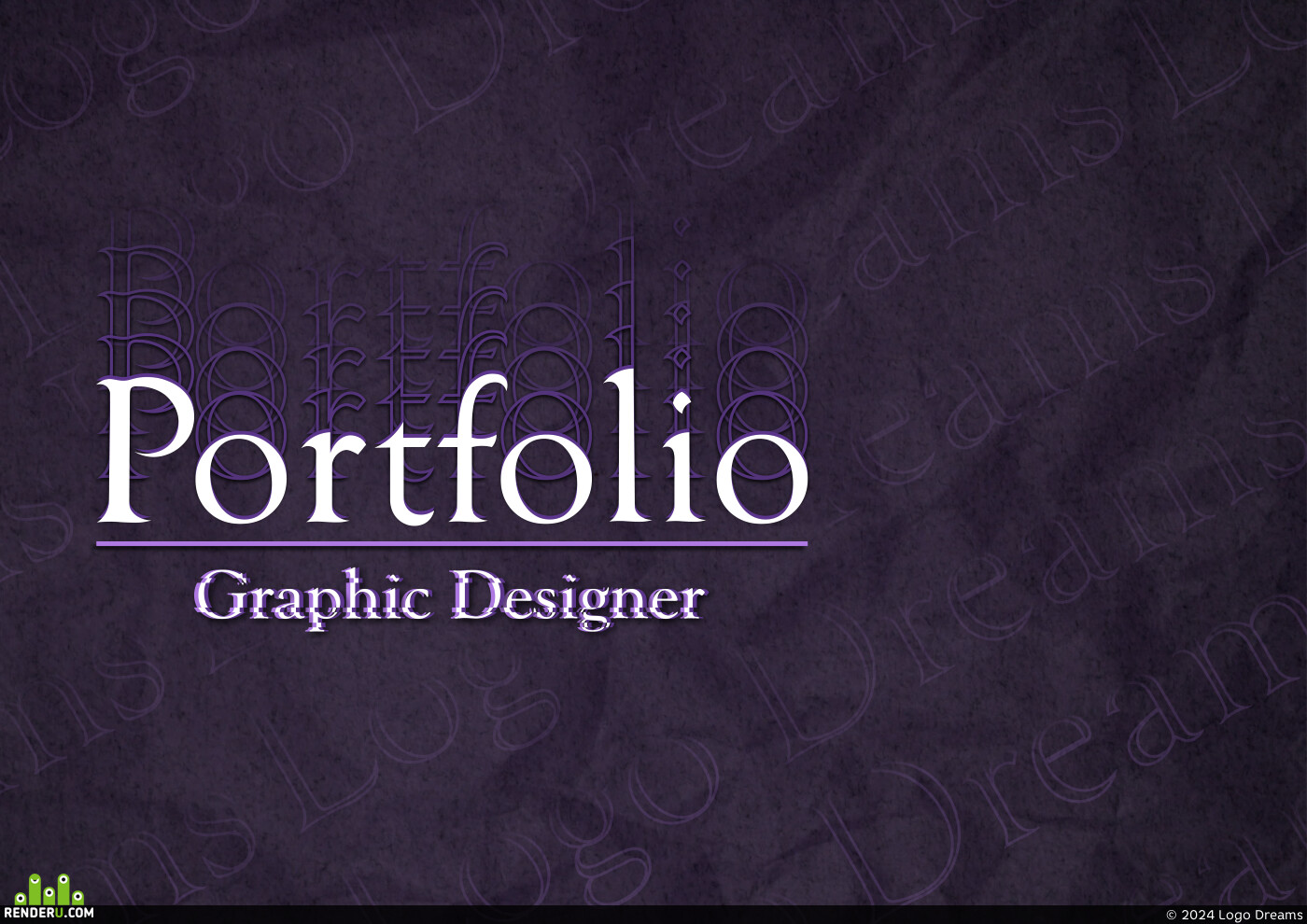 Logo Dreams. Portfolio 2024 | Graphic designer