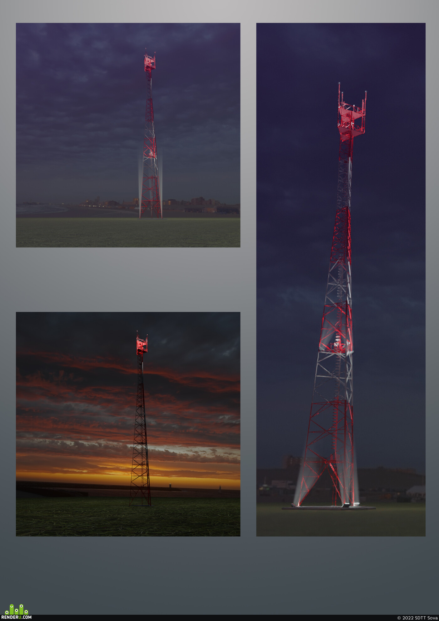 SDTT Sova. Communication tower