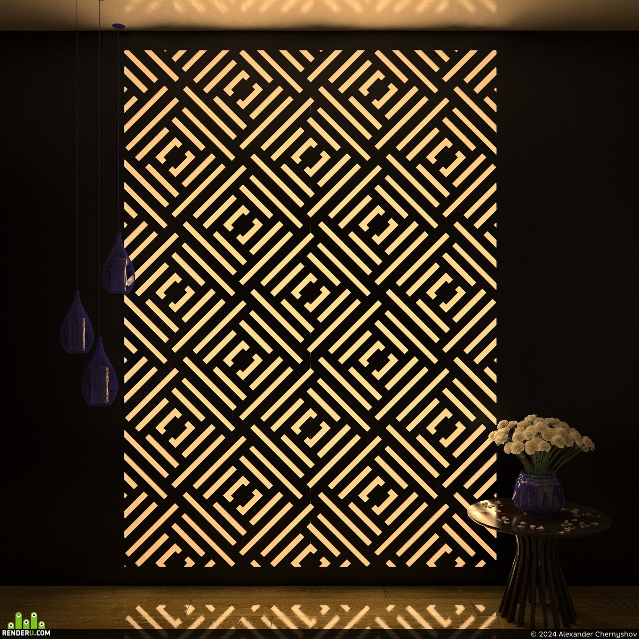 Alexander Chernyshov. WEPR interior panel "Patterns"