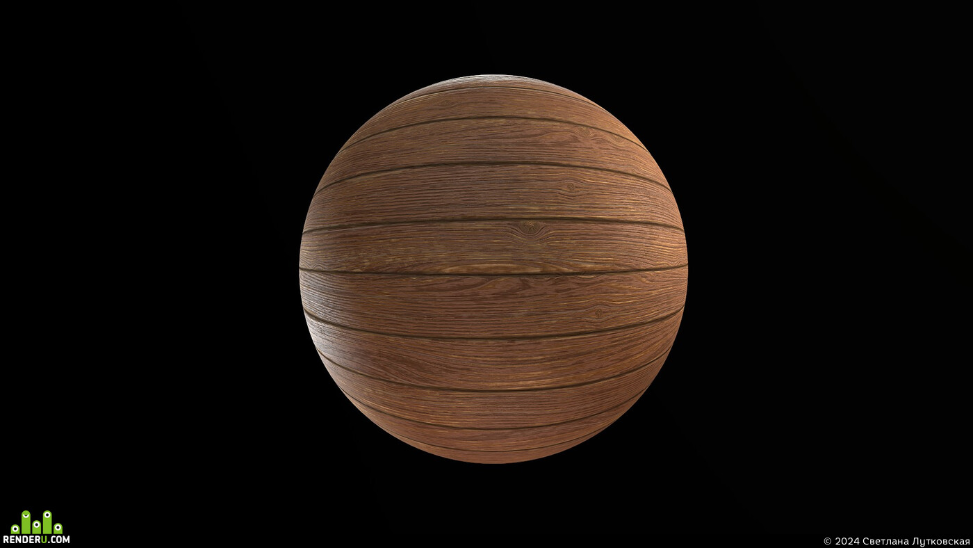 Светлана Лутковская. Material Wood planks