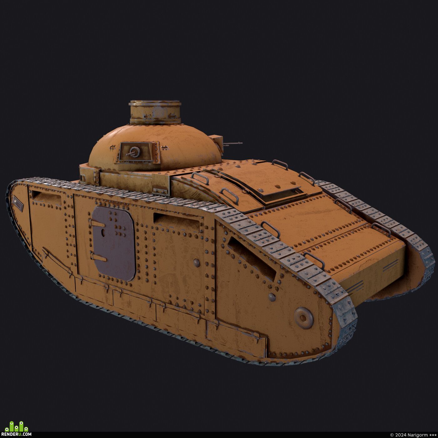 Narigorm ***. Vickers no.1 tank