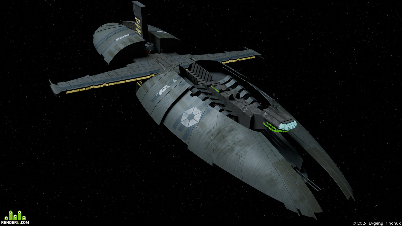 Evgeny Irinchuk. Star Wars The Clone Wars Munificent (S5-7 Style)